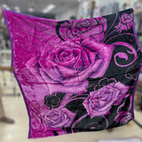 4pcs King Size Double Ply Blanket Bedding Set