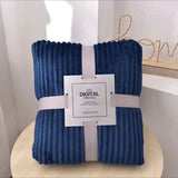 Double Bed Ribbed Soft AC Blankets