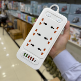 Good Quality Fireproof Extension Board with USB Ports