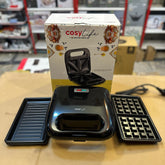 COSY Croque 3 in 1 Sandwich, Waffle & Grill Maker
