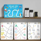 Uplift | 64 PAGES REUSABLE TRACING BOOK (2Markers & Duster Attached)