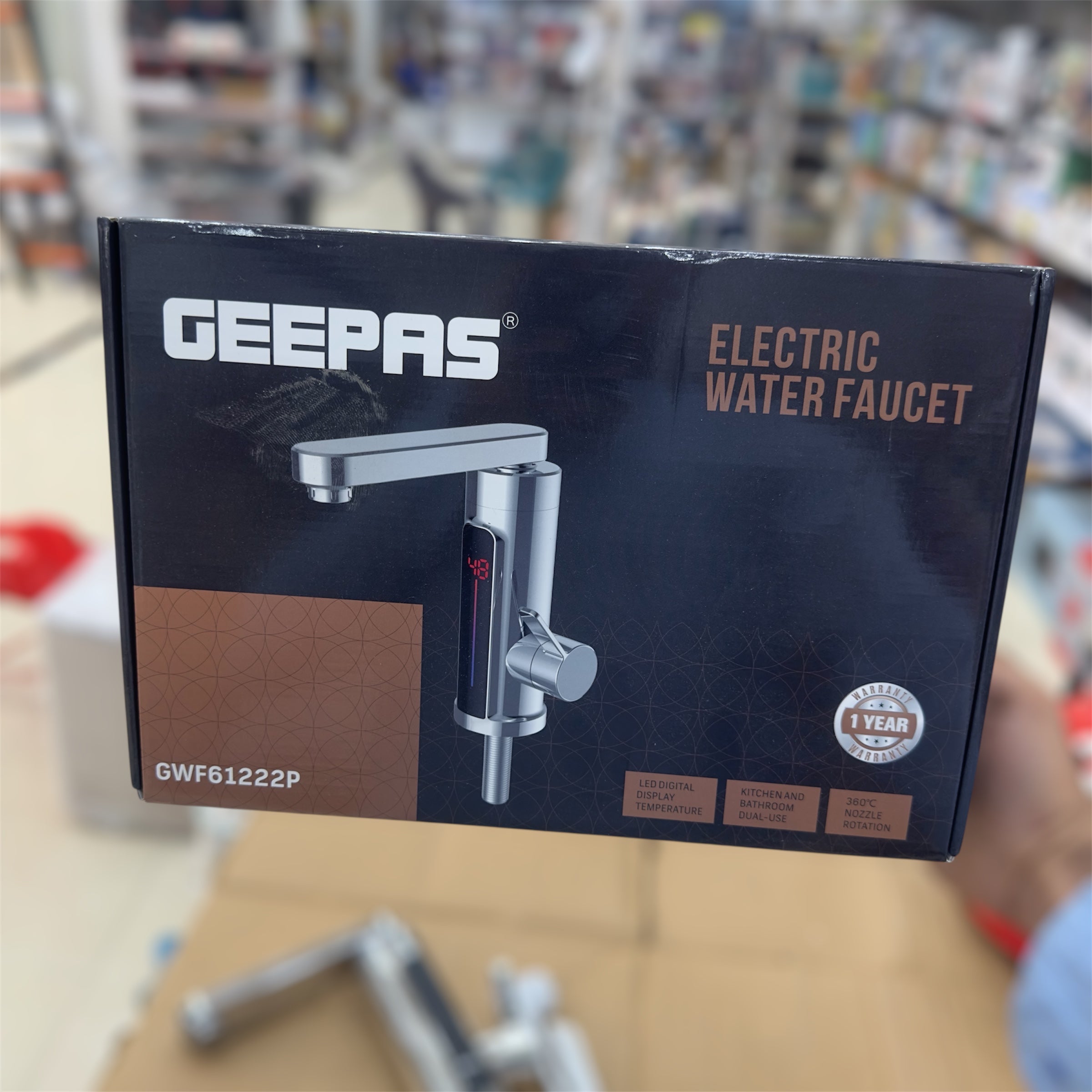 Geepas Digital Electric Water Faucet