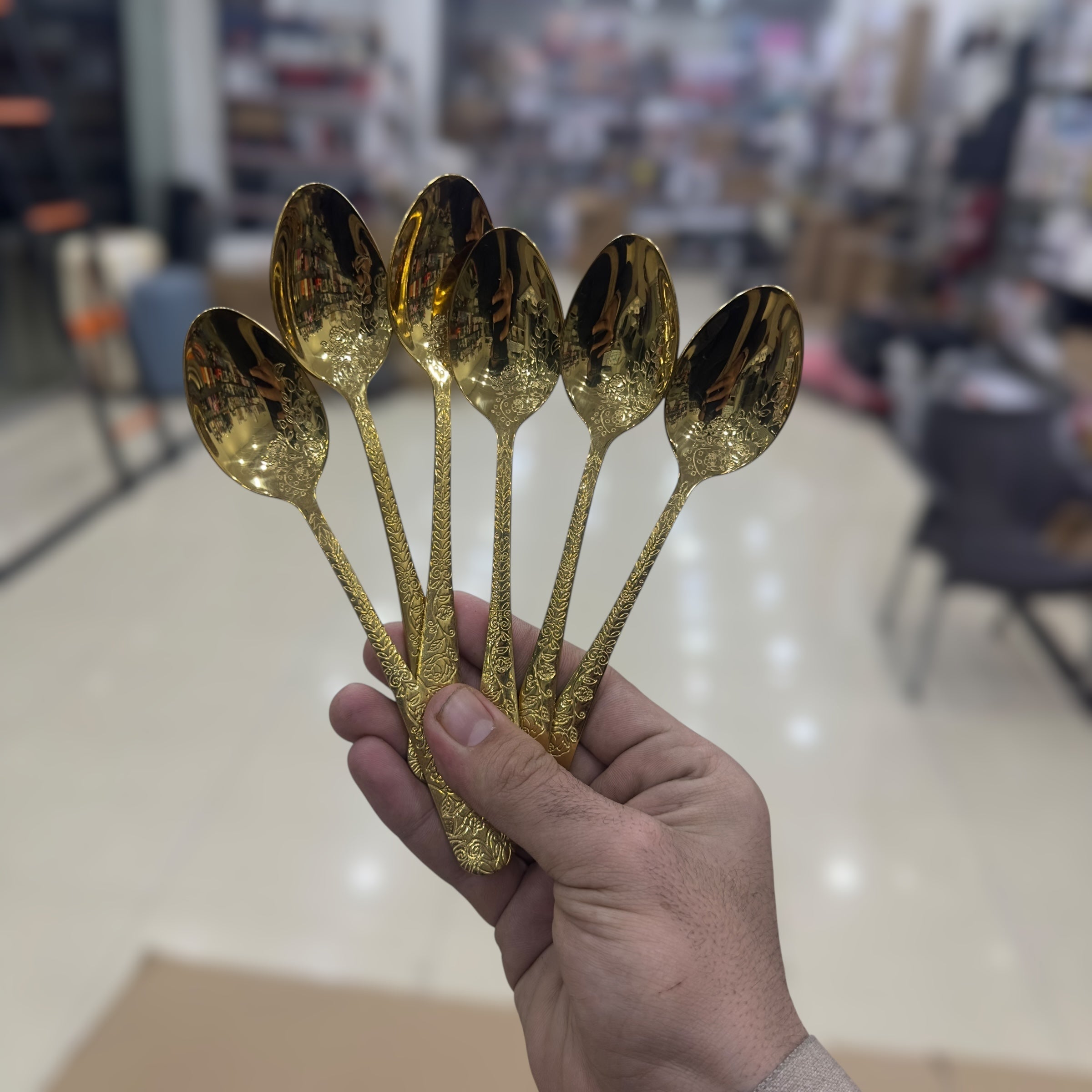 Elegent Golden Imported Loose Cutlery