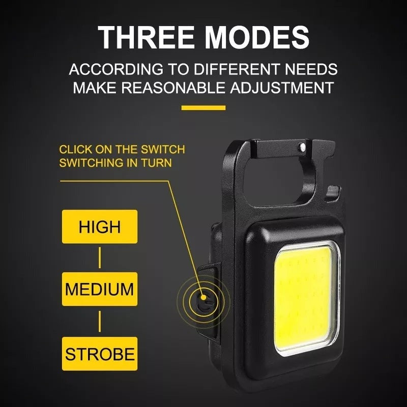 COB Rechargeable Keychain Light