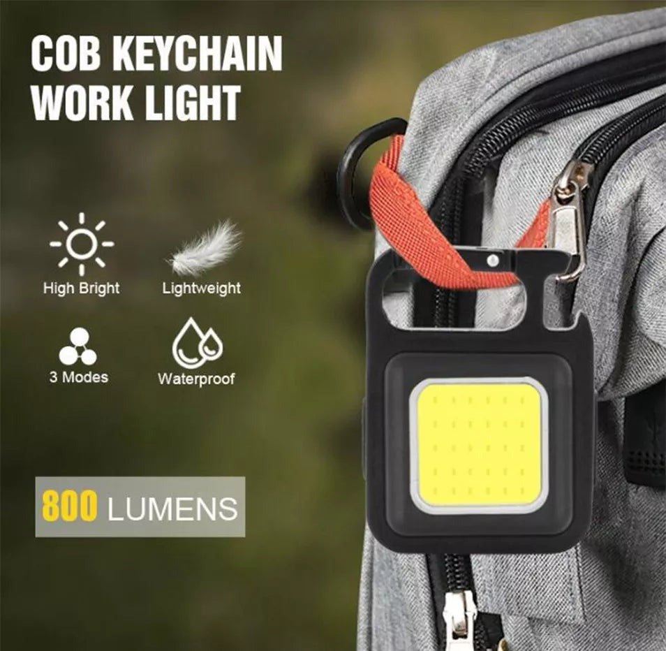 COB Rechargeable Keychain Light