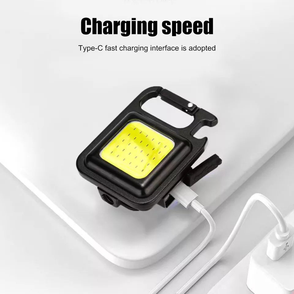 COB Rechargeable Keychain Light