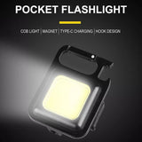 COB Rechargeable Keychain Light