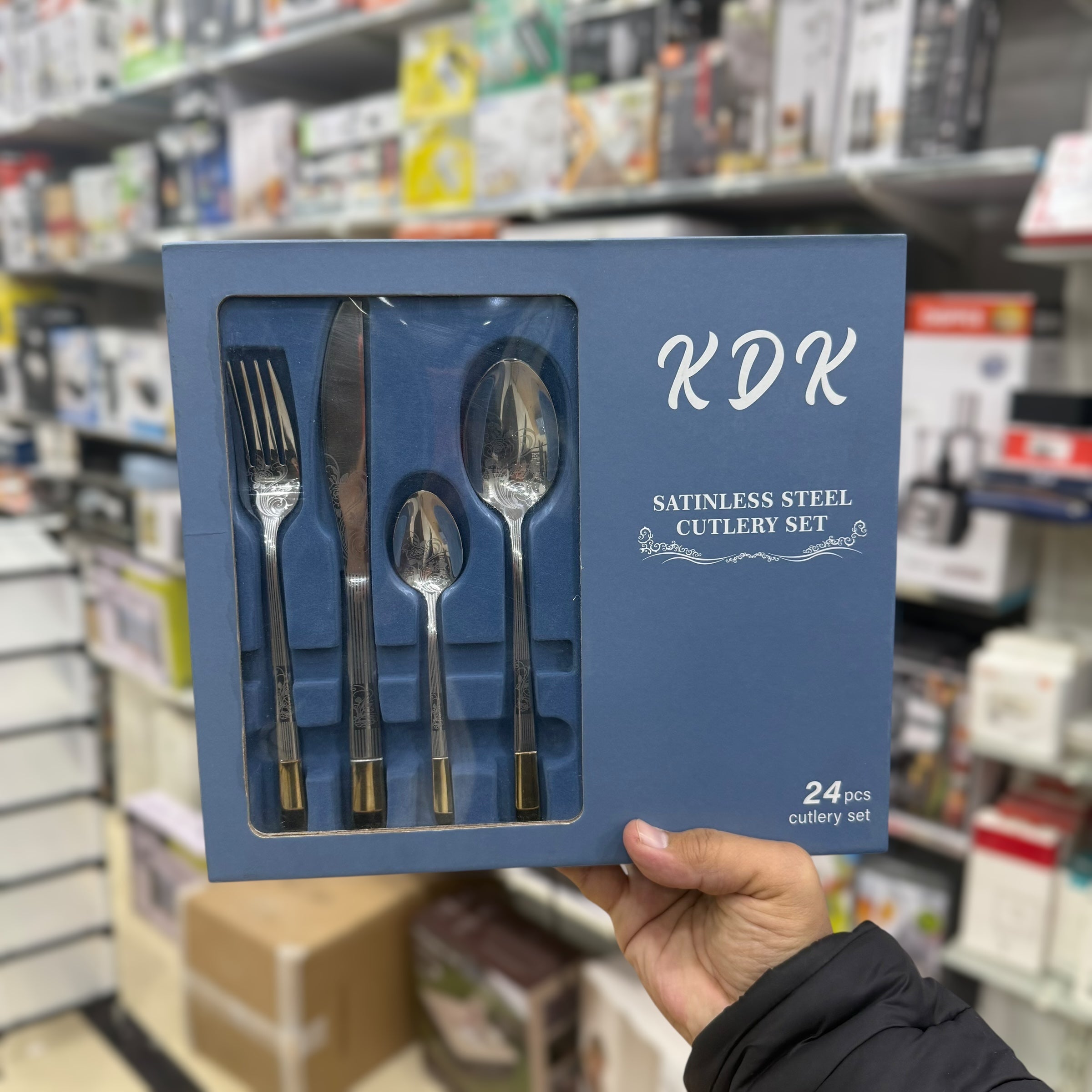 KDK 24pcs Stainless Steel Cutlery Set