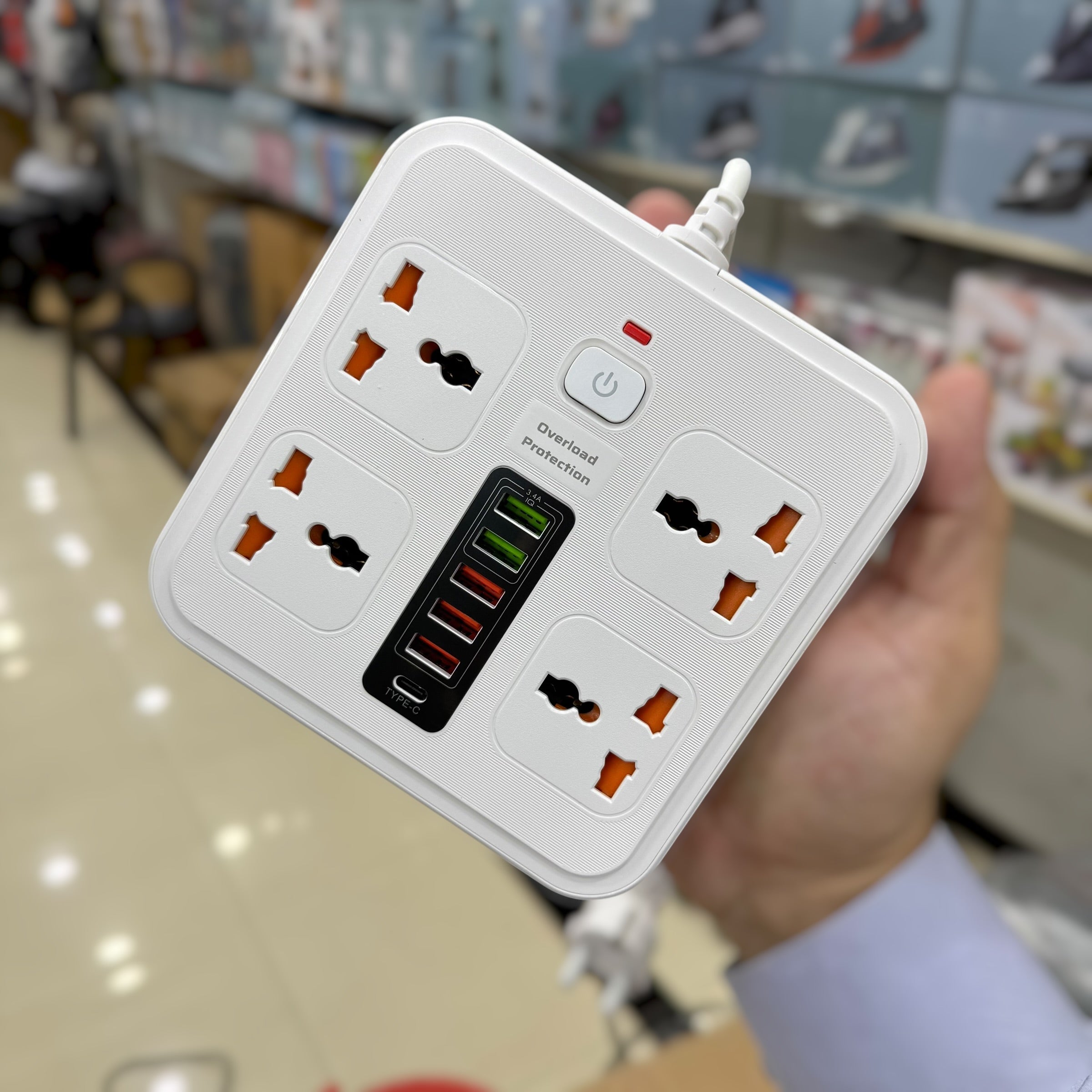 Good Quality Fireproof Extension Board with USB Ports