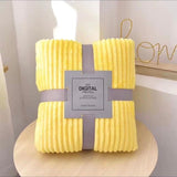 Double Bed Ribbed Soft AC Blankets