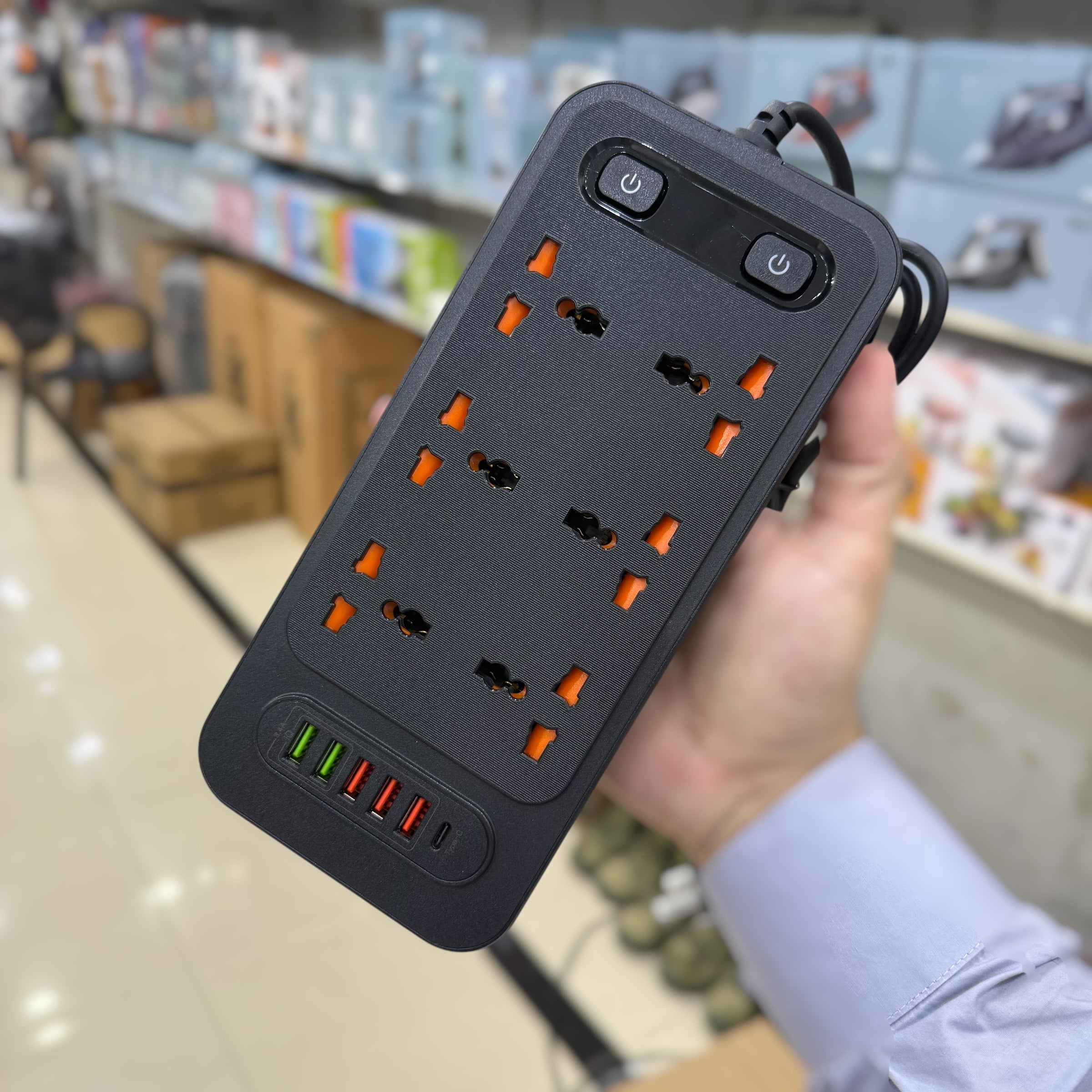 Good Quality Fireproof Extension Board with USB Ports