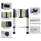 Single Aluminum Side Telescopic Foldable Ladder