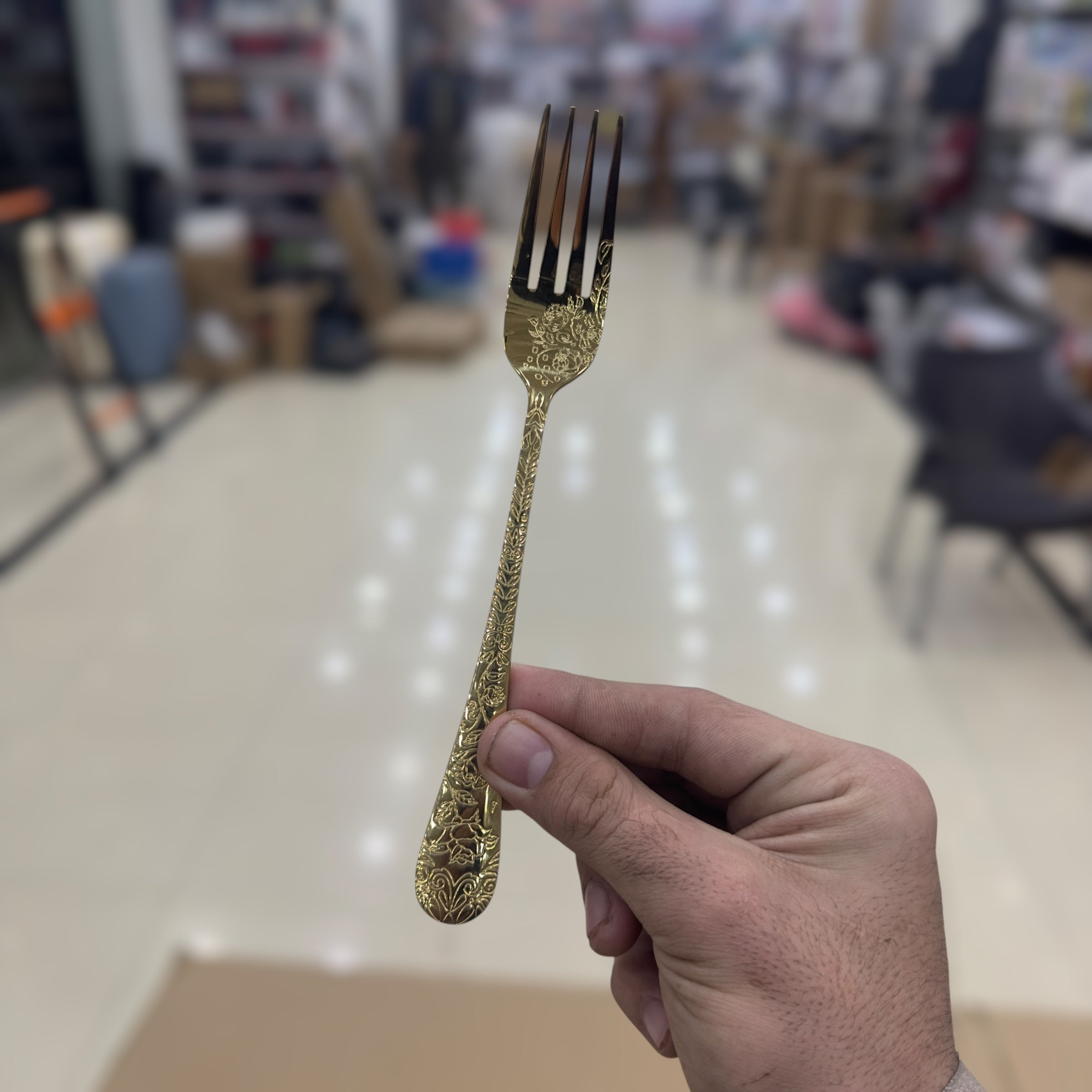 Elegent Golden Imported Loose Cutlery