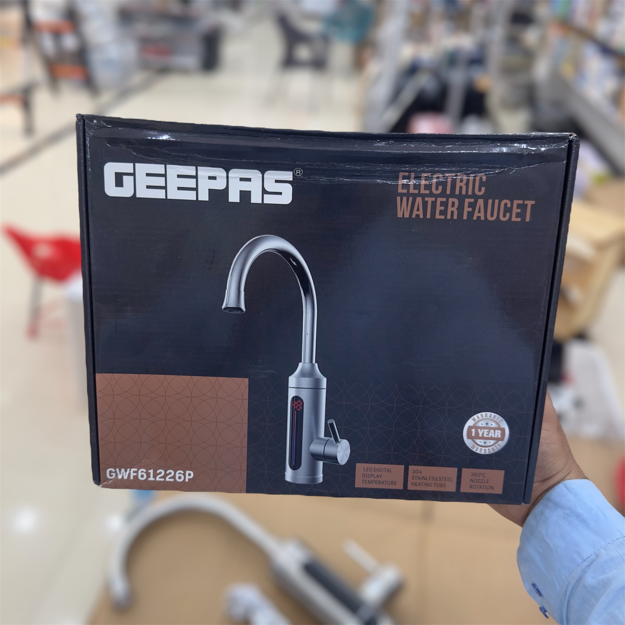 Geepas Digital Electric Water Faucet