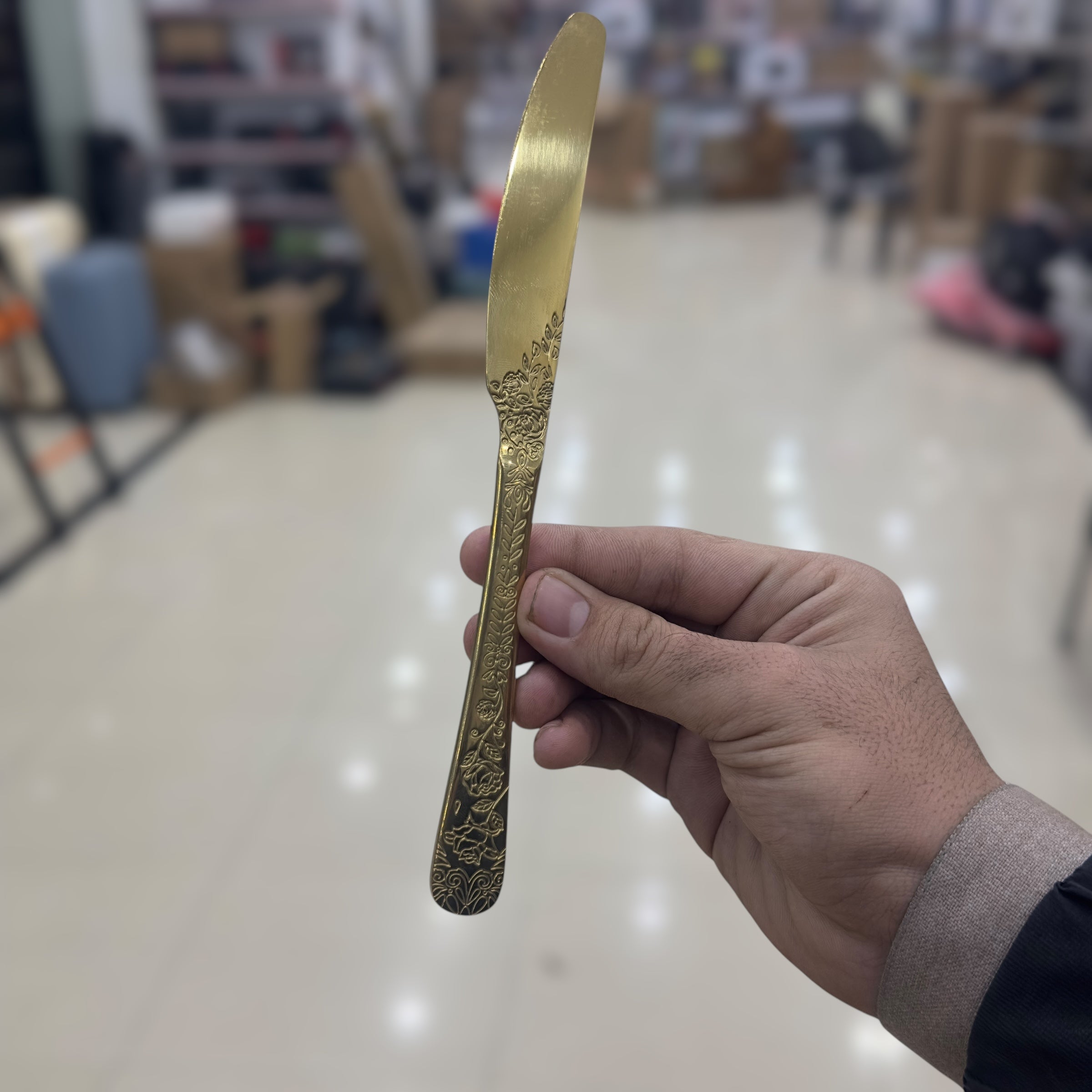 Elegent Golden Imported Loose Cutlery