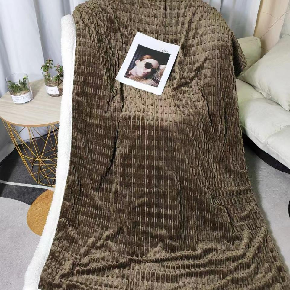 All Seasons Double Bed Sherpa Throw Blankets