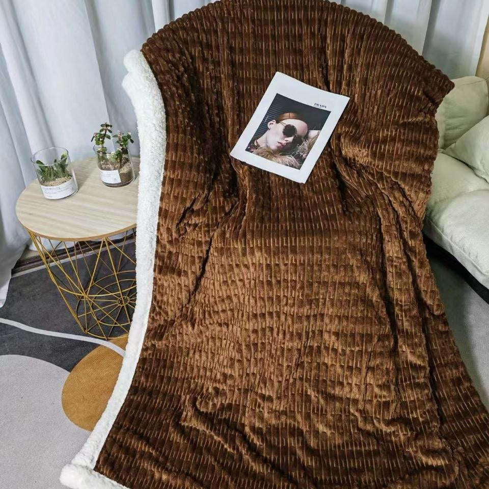 All Seasons Double Bed Sherpa Throw Blankets