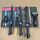 Lot Imported 6pcs Sharp Knives Set BC-003/004