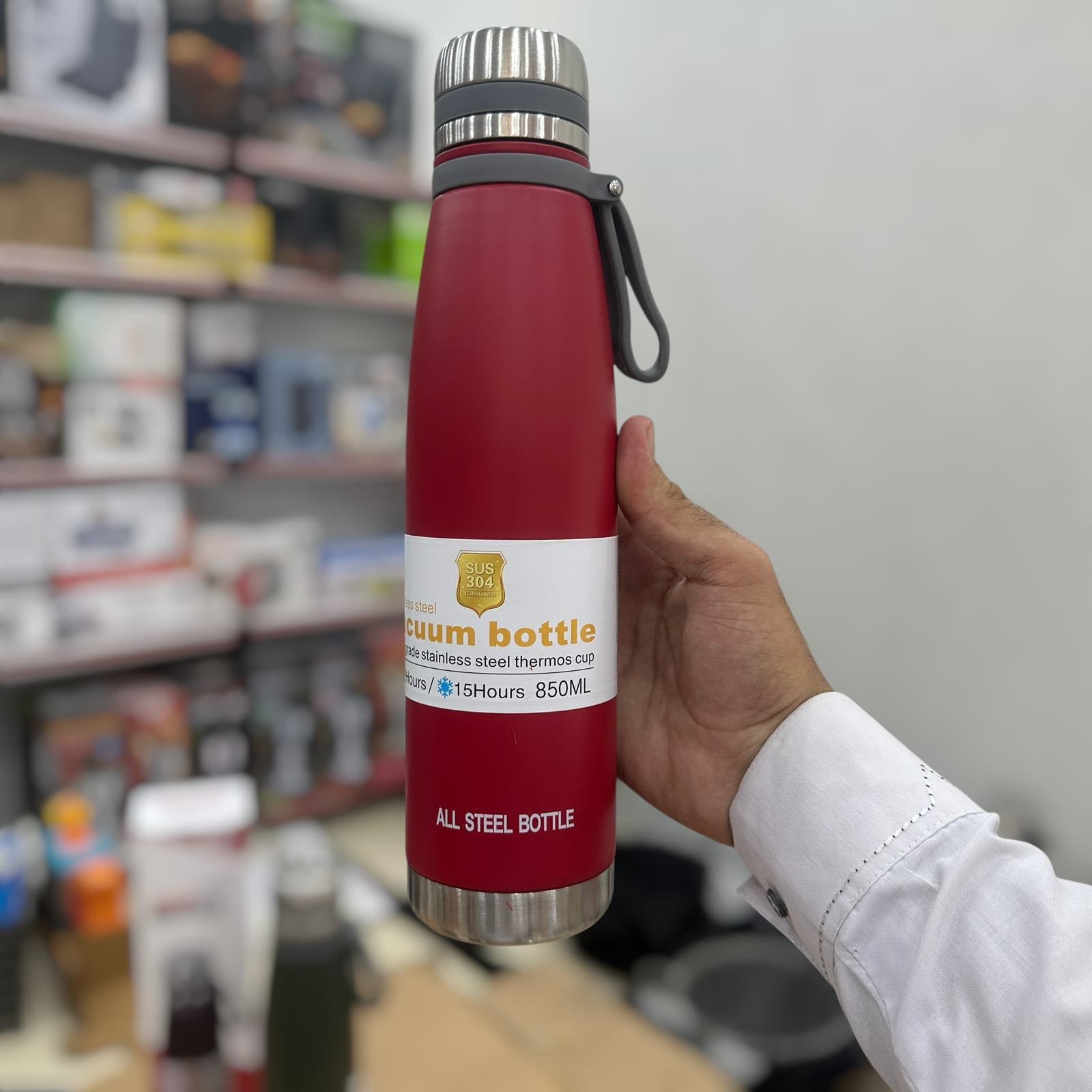All Steel Sports Water Bottle 850ml