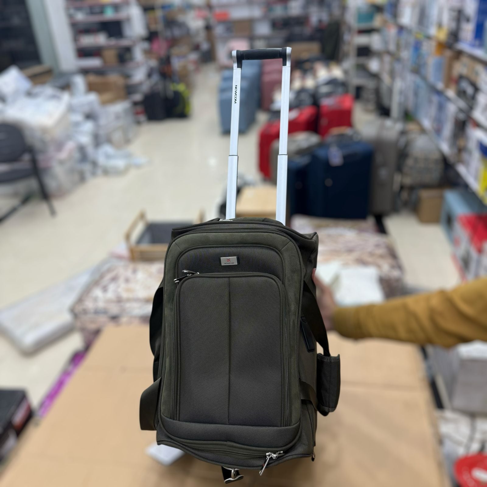Premium Newcom 2 in 1 Soft Cabin Trolly Bag