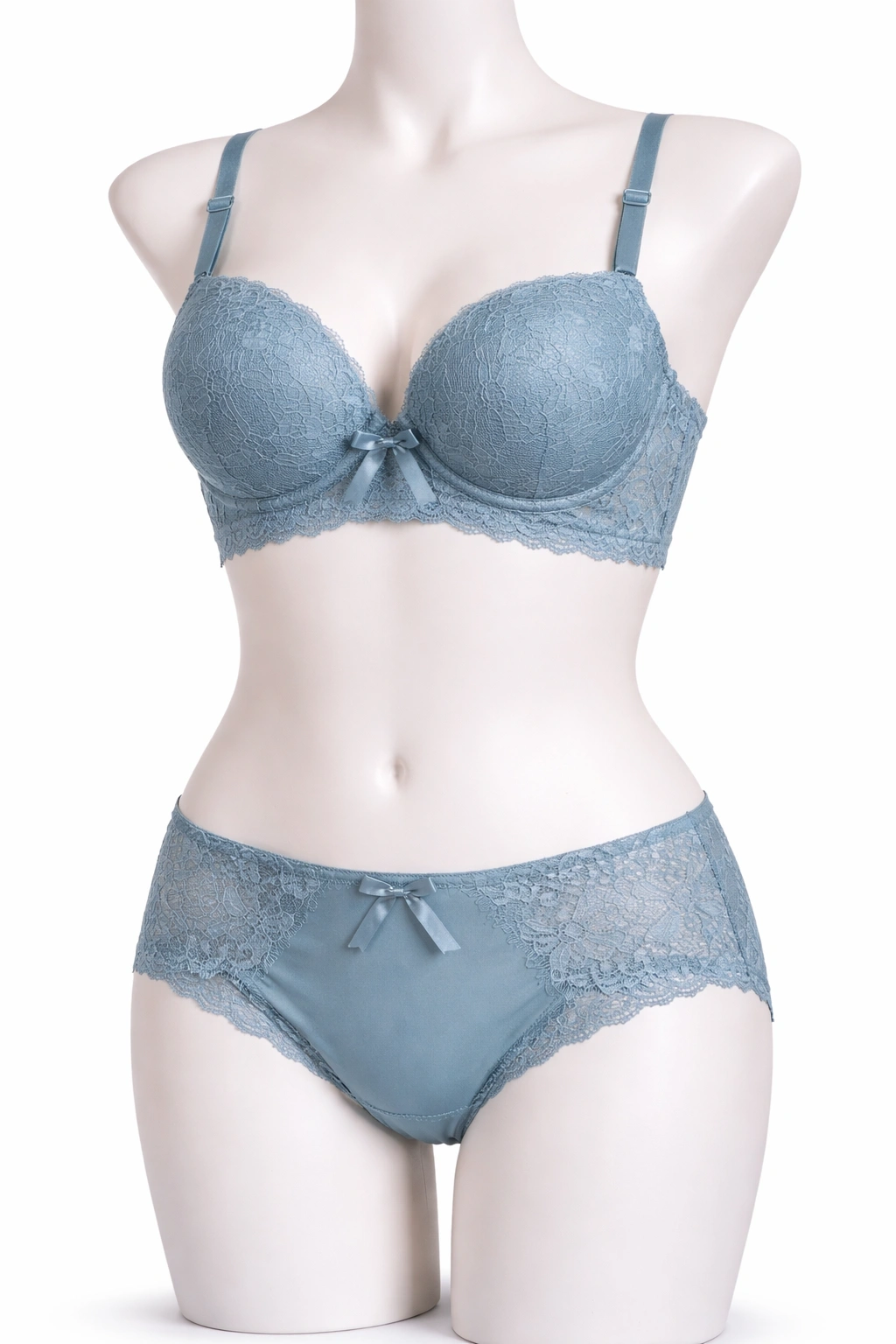 Padded Lace Bra & Panty Set - Image 3