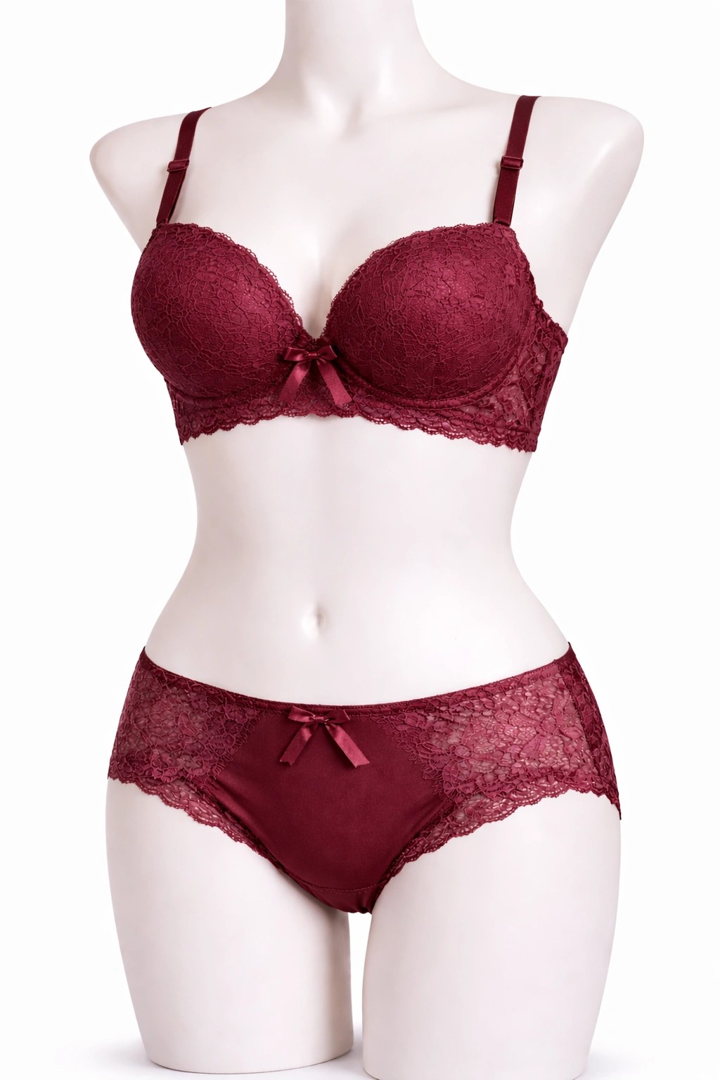 Padded Lace Bra & Panty Set
