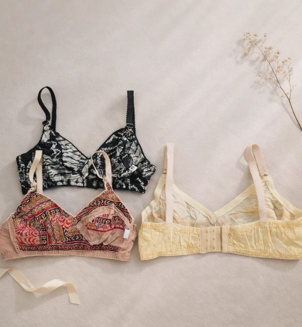 Pack of 3 Colorful Lawn Bra's
